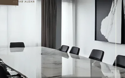 الرخام في غرف الاجتماعات العصرية: أناقة تُعزّز القرارات