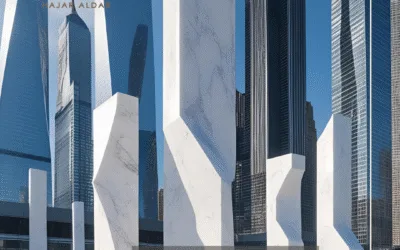 الرخام في ناطحات السحاب العالمية