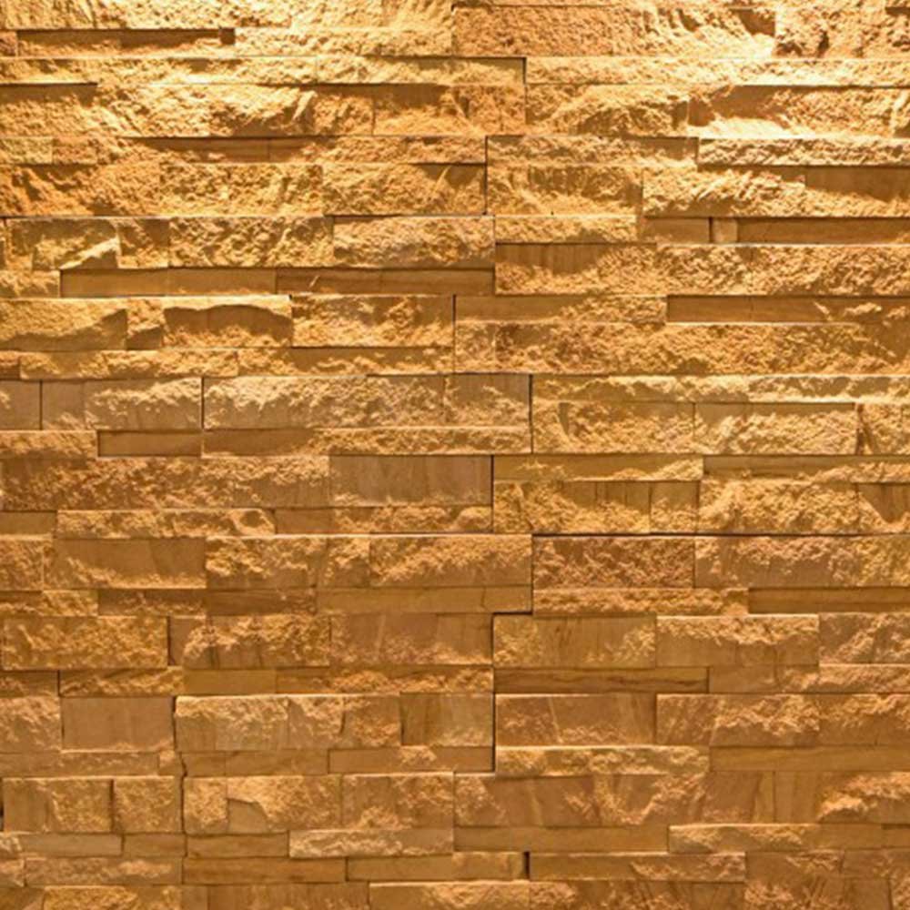 حجر رياض اصفر وجه الجبل - Riyadh yellow stone Rock Face