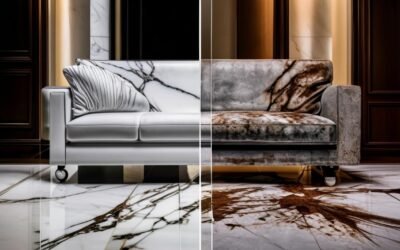 الرخام لا يغفر: كيف يترك جرّ الأثاث آثاراً دائمة